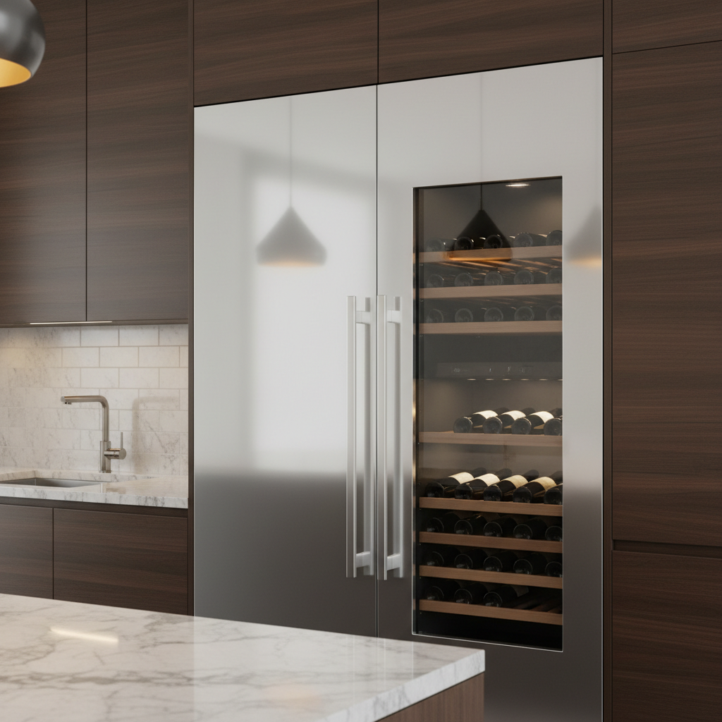High-end kitchen appliances close-up